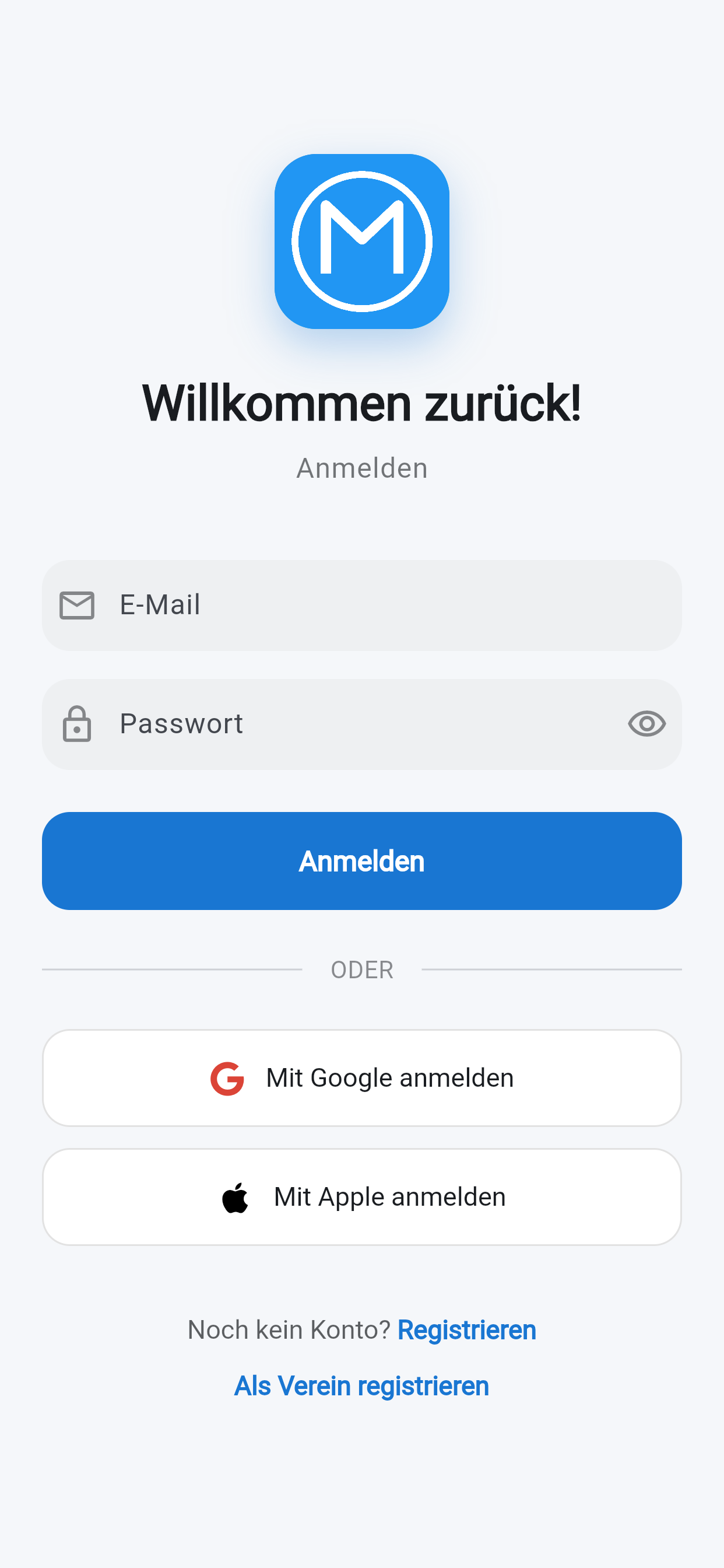 My Club App Screenshot